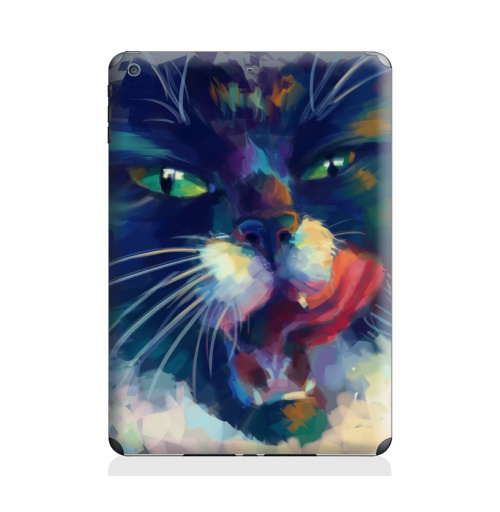 Наклейка на Планшет Apple iPad Air 2 Мяяяу,  купить в Москве – интернет-магазин Allskins, яркий, живопись, кошка