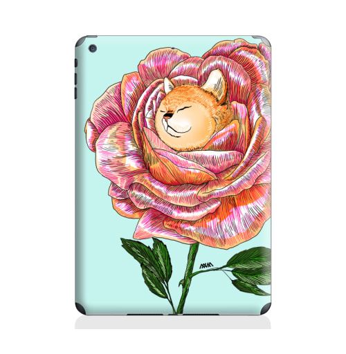Наклейка на Планшет Apple iPad Air 2 ●цветок●,  купить в Москве – интернет-магазин Allskins, любовь, цвет, цветы, красный, красота, кошка