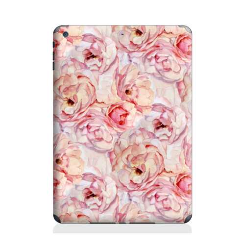 Наклейка на Планшет Apple iPad Air 2 Розы аромат,  купить в Москве – интернет-магазин Allskins, цветы, розовый, розы, узор, паттерн, винтаж, акварель