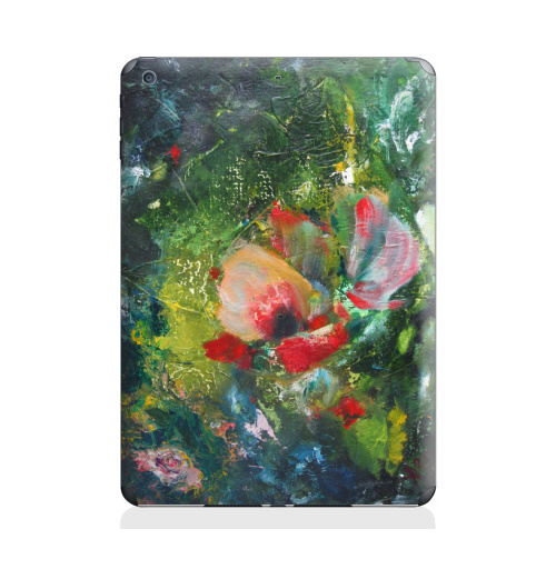 Наклейка на Планшет Apple iPad Air 2 Южный ветер,  купить в Москве – интернет-магазин Allskins, йветы, цветы, тюльпан, нежно, акварель, живопись, рисунки, плакат