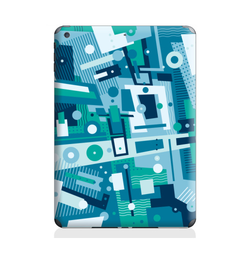 Наклейка на Планшет Apple iPad Air 2 Механизм холодный,  купить в Москве – интернет-магазин Allskins, абстракция, геометрия, узор, кубизм