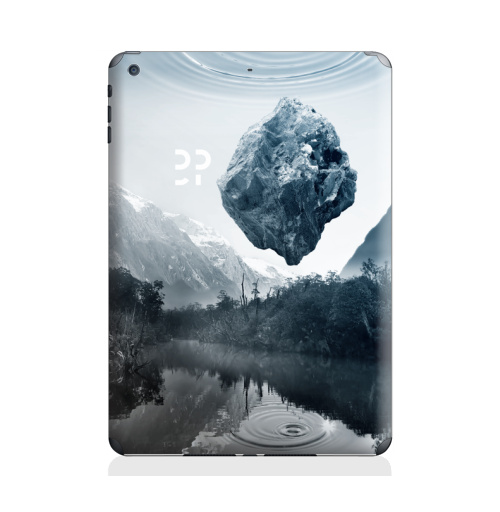 Наклейка на Планшет Apple iPad Air 2 Будущее,  купить в Москве – интернет-магазин Allskins, лес, земля, река, будущее, футуризм, эвентумпремо, камни, горы