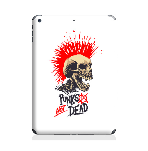 Наклейка на Планшет Apple iPad Air 2 Punk not dead,  купить в Москве – интернет-магазин Allskins, панк, punknotdead, rock, череп