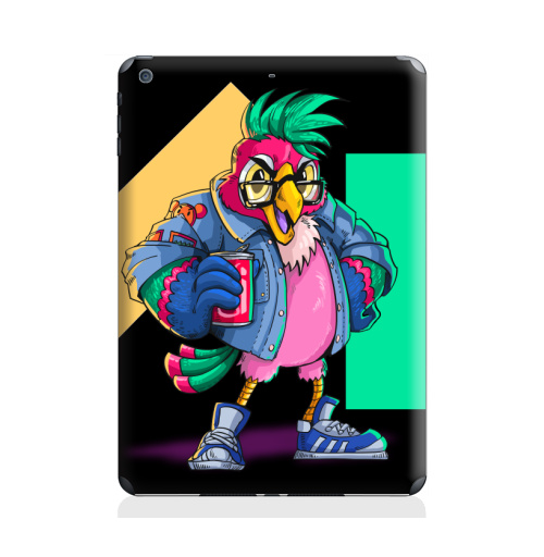 Наклейка на Планшет Apple iPad Air 2 Попугай Кешью,  купить в Москве – интернет-магазин Allskins, милые животные, персонажи, птицы, кеды, хулиган, мультфильмы