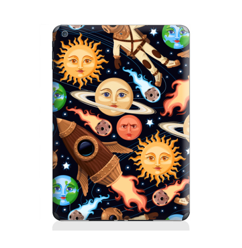 Наклейка на Планшет Apple iPad Air 2 Ретропланеты,  купить в Москве – интернет-магазин Allskins, космос, паттерн, астрономия, небо, звезда, звездноенебо