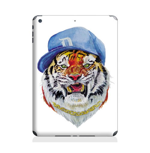 Наклейка на Планшет Apple iPad Air 2 Тигр тот еще чувак,  купить в Москве – интернет-магазин Allskins, крутые животные, тигры, тигра, животные, дикий, характер, милые животные