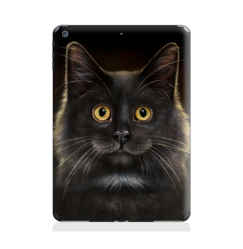 Наклейка на Планшет Apple iPad Air 2 Желтоглазый кот,  купить в Москве – интернет-магазин Allskins, милые животные, животные, усы, кошка, глаз