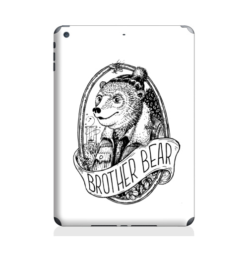 Наклейка на Планшет Apple iPad Air 2 Брат Медведь,  купить в Москве – интернет-магазин Allskins, надписи, пасека, брат, графика, медведь