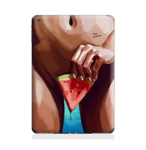 Наклейка на Планшет Apple iPad Air 2 Сочное лето,  купить в Москве – интернет-магазин Allskins, секс, лето, морская, арбуз, сочно, яркий