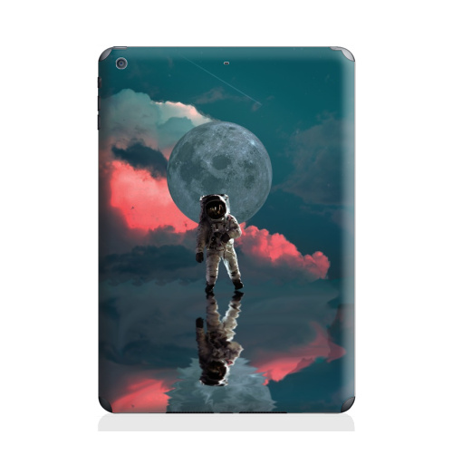 Наклейка на Планшет Apple iPad Air 2 Я один,  купить в Москве – интернет-магазин Allskins, космос, космонавтика, одиночество, луна, небо