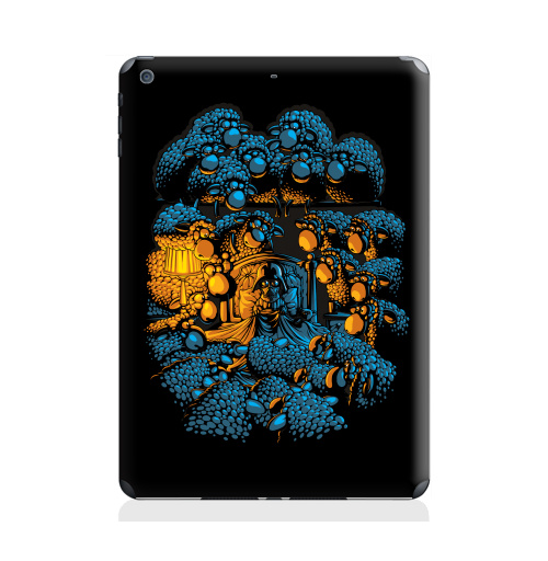Наклейка на Планшет Apple iPad Air 2 «Бессонница»,  купить в Москве – интернет-магазин Allskins, военные, звёзды и войны, темный, синий, бессонница, овцы, дартаньян, оранжевый, желтый, голубой, 300 Лучших работ