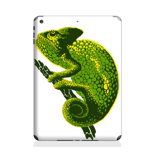 Наклейка на Планшет Apple iPad Air 2 Хамелеон,  купить в Москве – интернет-магазин Allskins, зеленый, хамелеон