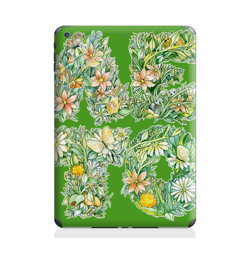 Наклейка на Планшет Apple iPad Air 2 ЛЕТО,  купить в Москве – интернет-магазин Allskins, летнее, каникулы, радость, лето, лес, настроение, цветы, надписи