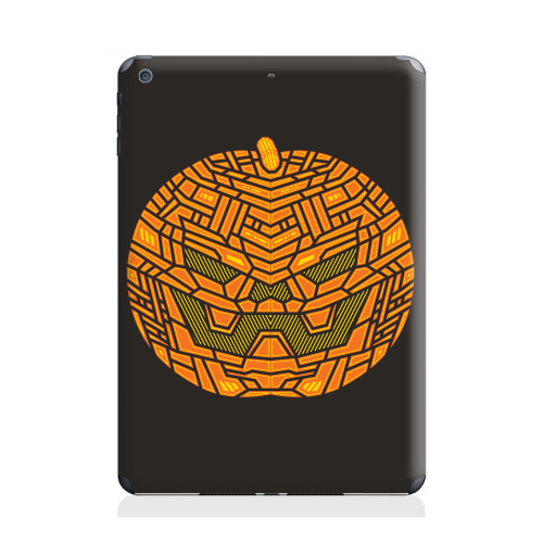 Наклейка на Планшет Apple iPad Air 2 Тыковка,  купить в Москве – интернет-магазин Allskins, геометрия, оранжевый, хэллоуин, тыква