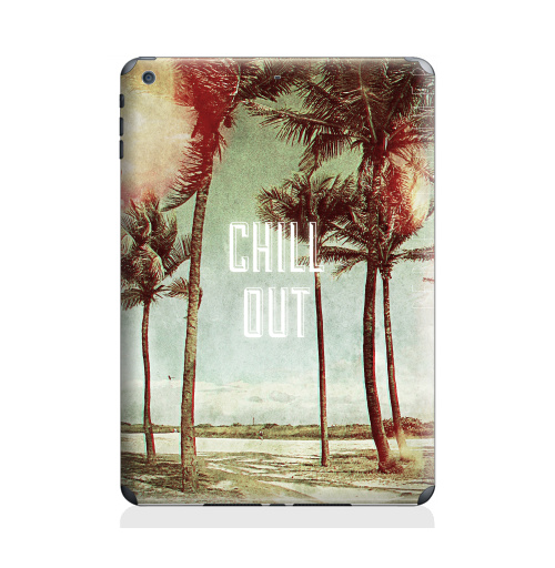 Наклейка на Планшет Apple iPad Air 2 Chil! Out,  купить в Москве – интернет-магазин Allskins, винтаж, лето, природа, пальмы, текстура, чилл