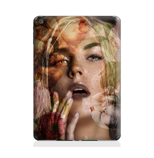Наклейка на Планшет Apple iPad Air 2 Осенняя девушка,  купить в Москве – интернет-магазин Allskins, осень, девушка, фотография
