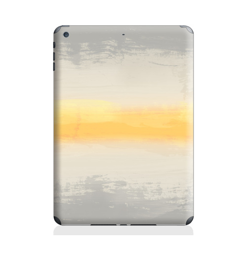 Наклейка на Планшет Apple iPad Air 2 Лучик света,  купить в Москве – интернет-магазин Allskins, серый, желтый, узор, текстура, паттерн