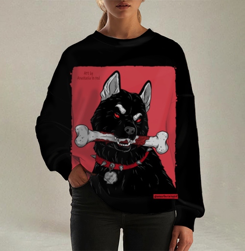 Фотография футболки Черный пёс