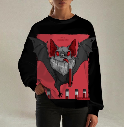 Фотография футболки Летучая мышка