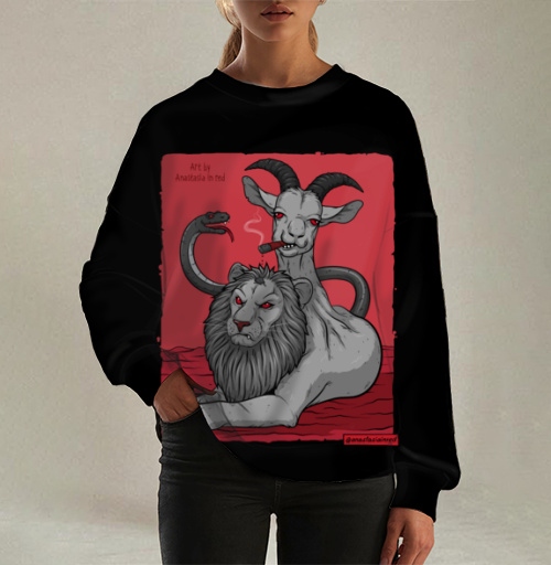 Фотография футболки Забавная Химера