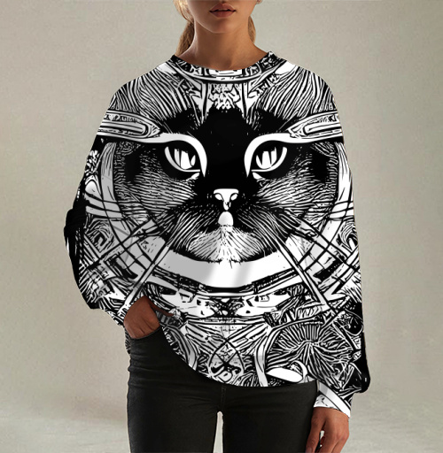 Фотография футболки Психоделические Кошки Номер Тринадцать