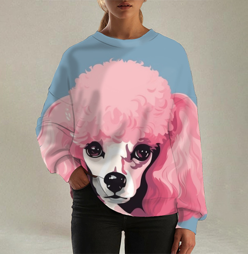 Фотография футболки Розовый пудель
