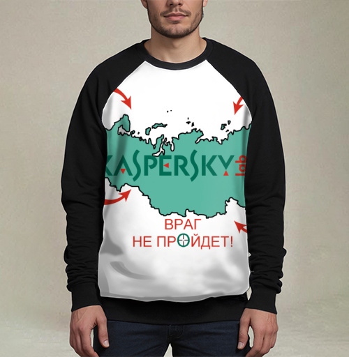Фотография футболки Защитный образ Kaspersky Lab – цифровая крепость России