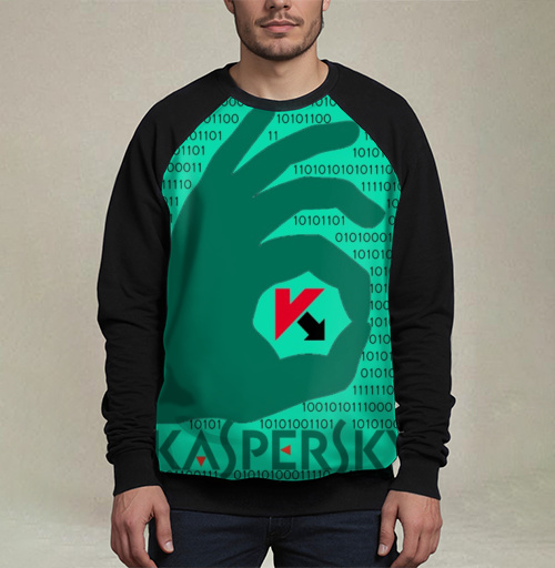 Фотография футболки Надёжность Kaspersky в цифровом пространстве
