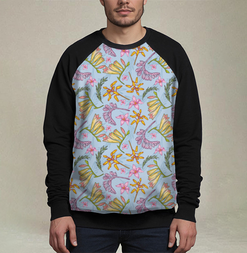 Фотография футболки Сердце из тропических растений