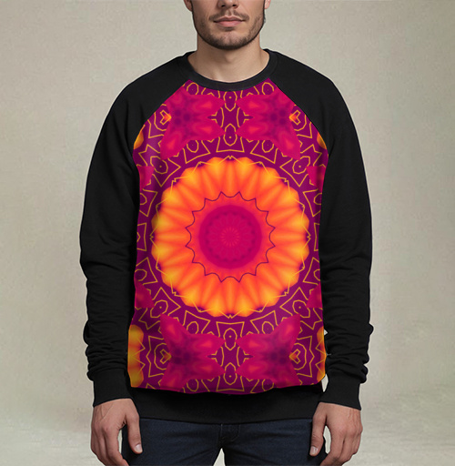 Фотография футболки Яркая мандала гармонии и внутреннего света