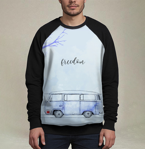 Фотография футболки Синий автобус