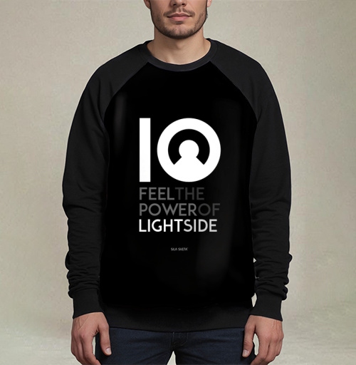Фотография футболки FEEL THE POWER OF LIGHT SIDE / ПОЧУВСТВУЙ СИЛУ СВЕТЛОЙ СТОРОНЫ