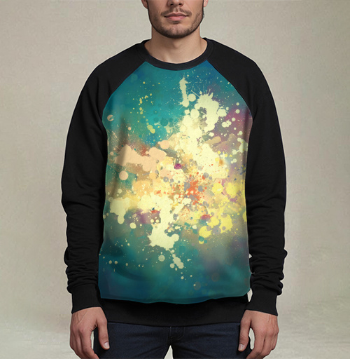 Фотография футболки Splash watercolor / Акварельные брызги