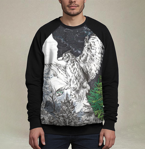 Фотография футболки Художник, что рисует ночь