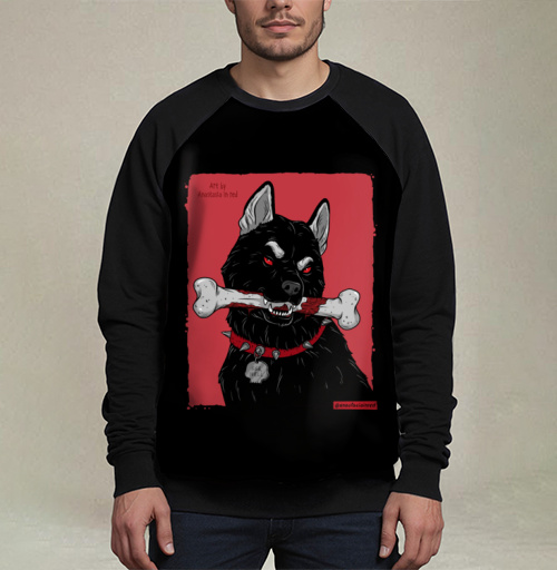 Фотография футболки Черный пёс