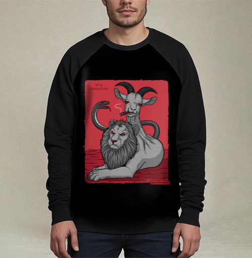 Фотография футболки Забавная Химера