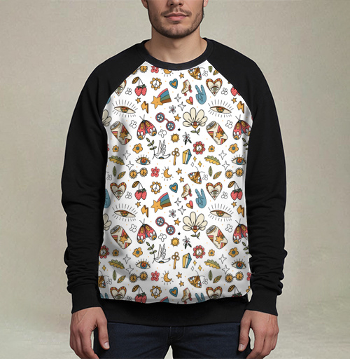 Фотография футболки Хиппи Груви принт