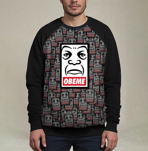 Фотография футболки Машап OBEME – Ироничный Стрит-Арт Постер