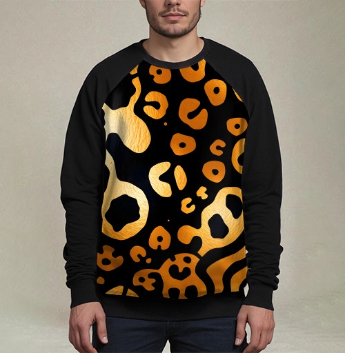 Фотография футболки Golden Leopard Pattern / Золотой леопардовый узор для вашего дома