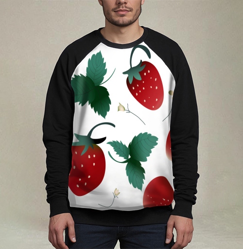 Фотография футболки Fresh Red Sweet Berries Strawberry Garden – Садовая клубника