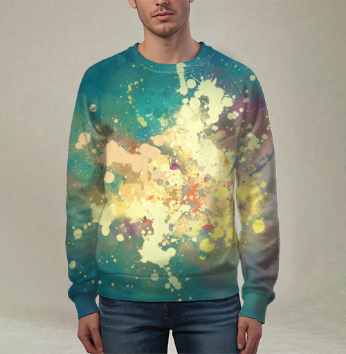 Фотография футболки Splash watercolor / Акварельные брызги