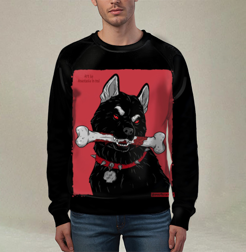 Фотография футболки Черный пёс