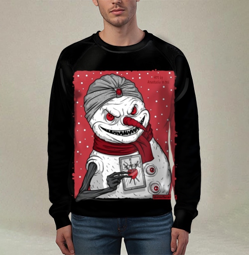 Фотография футболки Снеговик-предсказатель