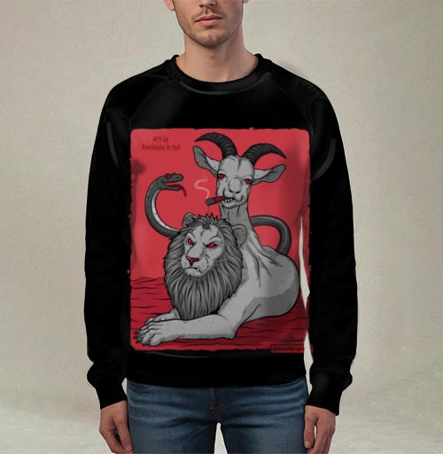 Фотография футболки Забавная Химера