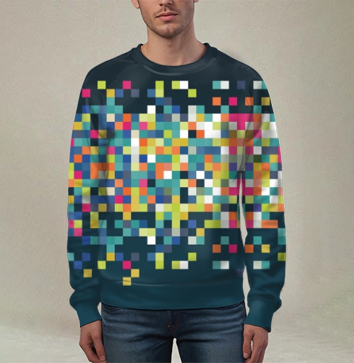 Фотография футболки Пикселизация