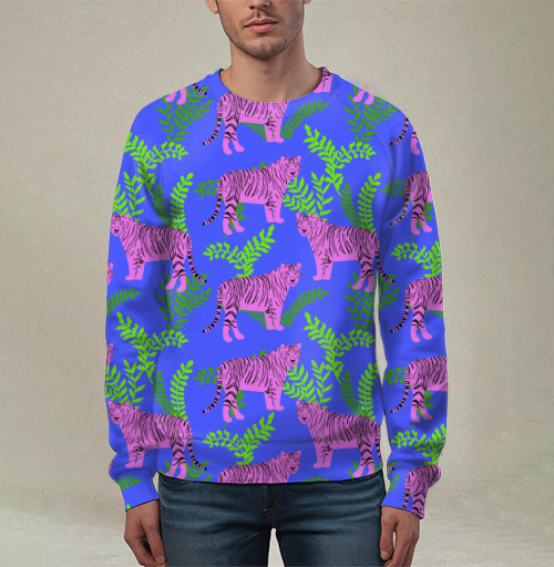 Фотография футболки Розовый тигр