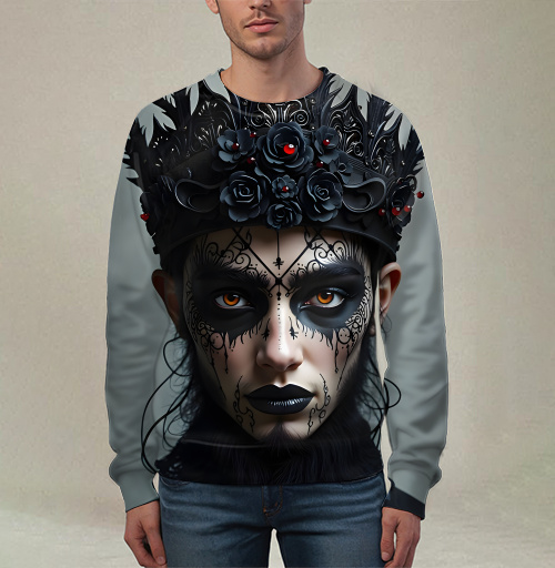 Фотография футболки Majestic Dark Sovereign / Величественный темный монарх готическая корона