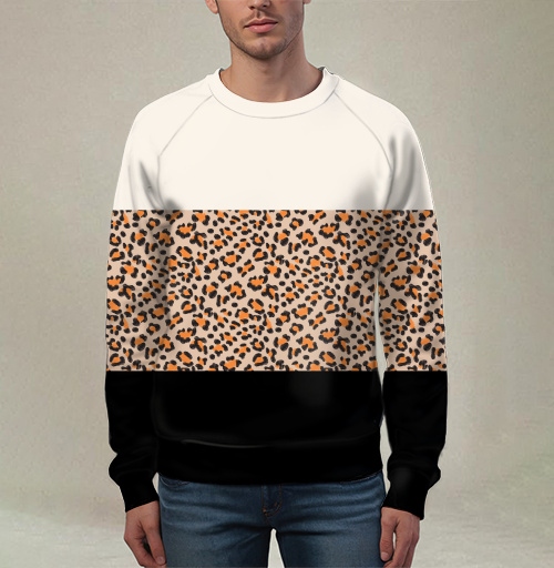 Фотография футболки Элегантная леопардовая полоса / Elegant leopard stripe pattern