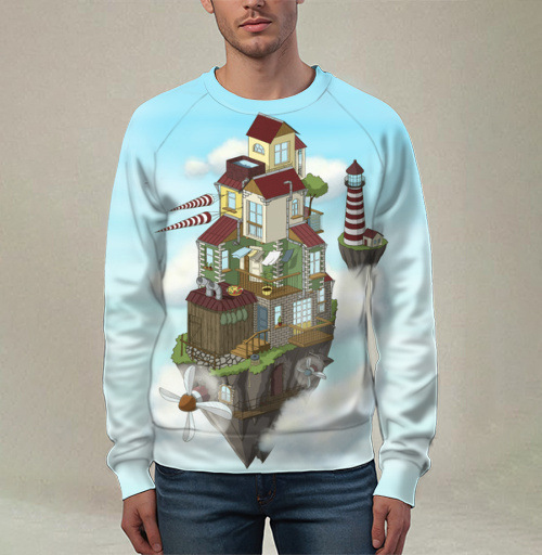 Фотография футболки Flying house