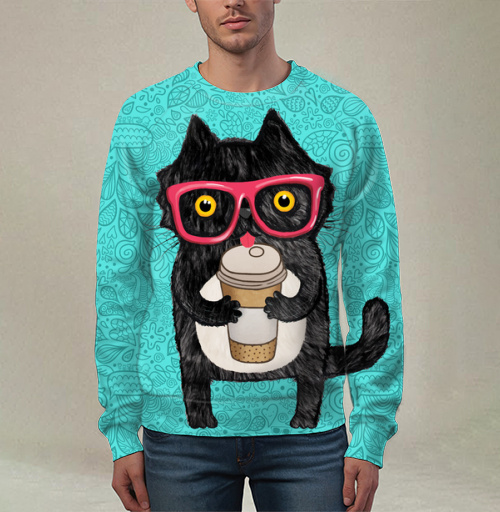 Фотография футболки Coffee-cat